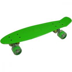 Pennyboard Enero 56 cm s LED kolečky Neon Green Pennyboard Enero 56 cm s LED kolečky Neon Green