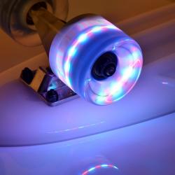 Meteor 56 cm s LED kolečky Transparent Pennyboard