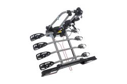 Peruzzo Parma nosič na tažné zařízení 4 kola + adaptér el. přípojky zdarma