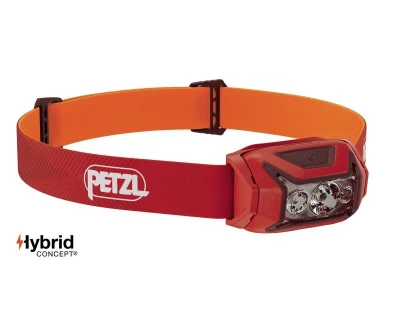 Petzl Petzl Actik výkonná, jednoduchá čelovka s červeným světlem Petzl Petzl Actik výkonná, jednoduchá čelovka s červeným světlem