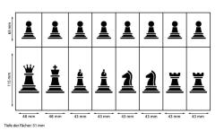 Philos Box na šachy TOURNAMENT deluxe s úložným priestorom pre jednotlivé figúrky