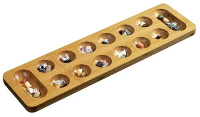 Philos Spiele Kalaha (Mankala) luxusní bambusová desková hra