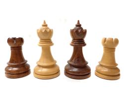 Philos Šachy Staunton Nefertiti s intarzovanou skládací šachovnicí Old Style (AKČNÍ CENA)