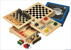 Philos Spiele Dřevěný soubor her DeLuxe mini