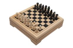 Philos Spiele Dřevěný soubor her DeLuxe mini