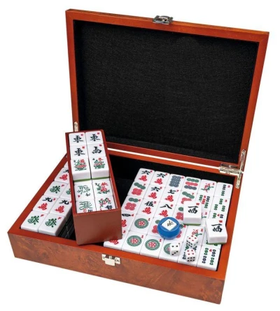 Philos Spiele MAH JONG Deluxe v dřevěné krabičce desková hra