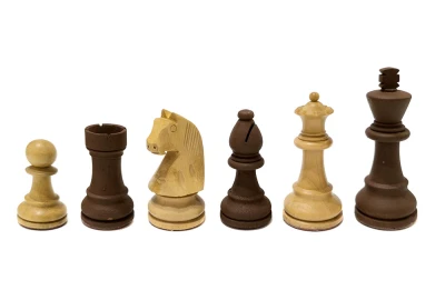 Philos Spiele Šachové figury Artuš 78mm hnědé s dvojitým závažím (AKČNÍ CENA)