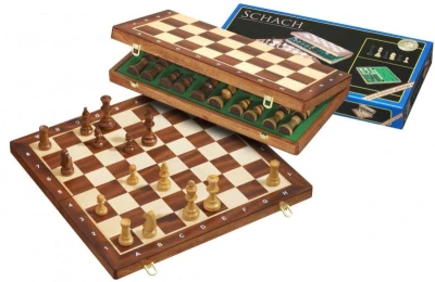 Philos Spiele Šachový set Intarzie 40 cm