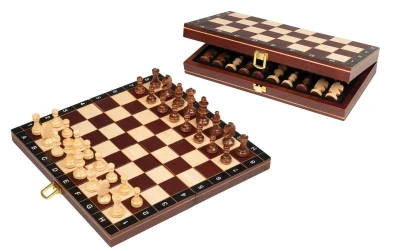 Philos Spiele Šachy dřevěné cestovní 27cm Philos Spiele Šachy dřevěné cestovní 27cm