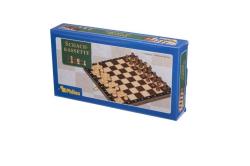 Philos Spiele Šachy dřevěné cestovní 27cm