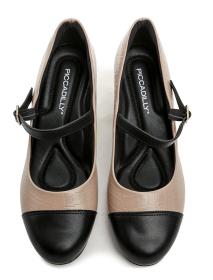 Piccadilly 110185-2 béžovo černé dámské lodičky