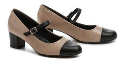 Piccadilly 110185-2 béžovo černé dámské lodičky