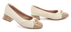 Piccadilly 160085-1 bílo mandlové dámské lodičky