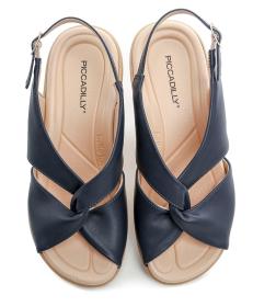Piccadilly 239015-23 navy dámske sandále šírka H