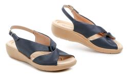 Piccadilly 239015-23 navy dámske sandále šírka H
