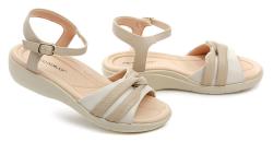 Piccadilly 239025-1 béžové dámské sandály šíře H