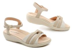 Piccadilly 239025-1 béžové dámské sandály šíře H
