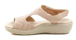 Piccadilly 239030-1 béžové dámské nadměrné sandály šíře H