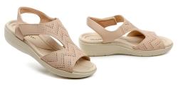 Piccadilly 239030-1 béžové dámske sandále šírka H