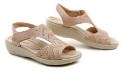Piccadilly 239030-1 béžové dámske sandále šírka H