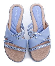 Piccadilly 410037-1 modré dámské nazouváky