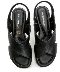 Piccadilly 416084-4 černé dámské sandály