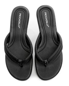 Piccadilly 500324-54 čierne dámske žabky