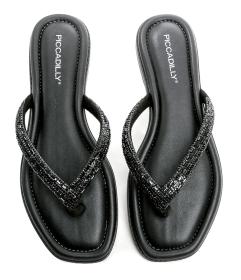 Piccadilly 508049-1 černé dámské žabky