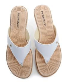 Piccadilly 513006-1 biele dámske žabky