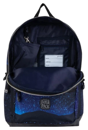 Pick & Pack Kids Backpack M Universe tmavě modrý dětský batoh