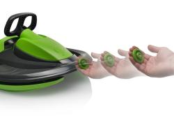 Plastkon Boby řiditelné STRATOS 98x56x23cm černo-zelené