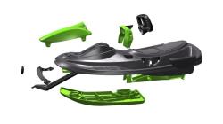 Plastkon Boby řiditelné STRATOS 98x56x23cm červené POUZE Červená (VÝPRODEJ)