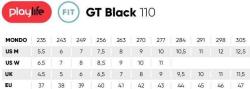 Playlife GT Black 110 kolečkové brusle