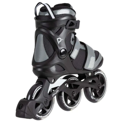 Playlife GT Black Grey 110 pánské kolečkové brusle + osvěžovač obuvi