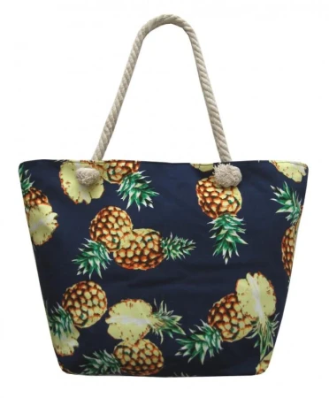 Plážová taška na zip M01701-4 Ananas