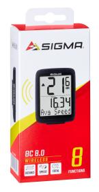 SIGMA Počítač BC 8.0 ATS WL, čierny