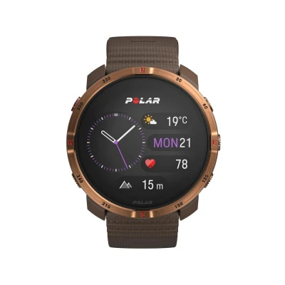 Polar Grit X2 Brown Copper outdoorové sportovní hodinky