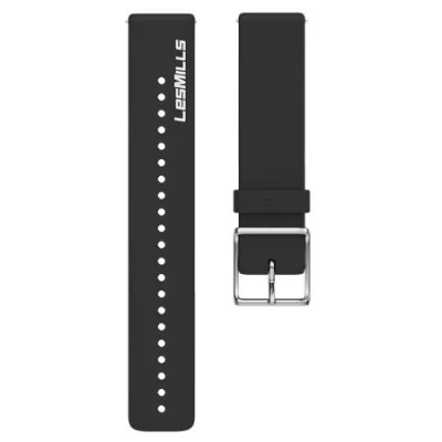 Polar LES MILLS 20 mm černý náhradní řemínek pro hodinky Ignite a Unite