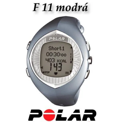 Polar F6/F7/F11 modro-stříbrný dámský náhradní řemínek