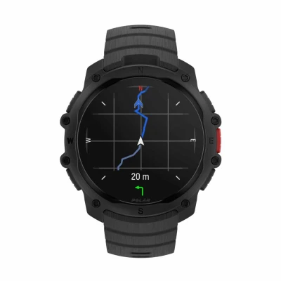 Polar Street X černé sportovní hodinky s hrudním pásem H10
