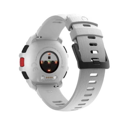 Polar Street X bílé sportovní hodinky s hrudním pásem Polar H10
