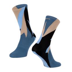 Force Ponožky FREERIDE modro-béžové