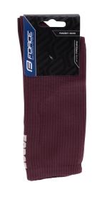 Force Ponožky LONGER SLIM vínové