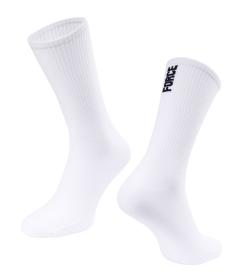 Force Ponožky LONGER SLIM bílé