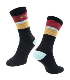 Force Ponožky STRIPE dlouhé černé