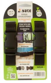 Yate Popruh so sponou 2,5 x 150 cm - 2 ks Yate Popruh so sponou 2,5 x 150 cm - 2 ks