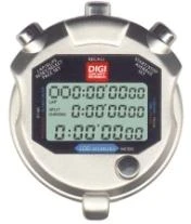 HSH 100Lap Metal stříbrné stopky