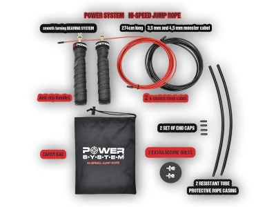 Power System švihadlo HIGH SPEED JUMP ROPE Power System švihadlo HIGH SPEED JUMP ROPE