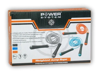 Power System švihadlo WEIGHTED JUMP ROPE Power System švihadlo WEIGHTED JUMP ROPE