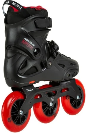 Powerslide Imperial Black Red 110 kolečkové brusle + sleva 500,- na příslušenství